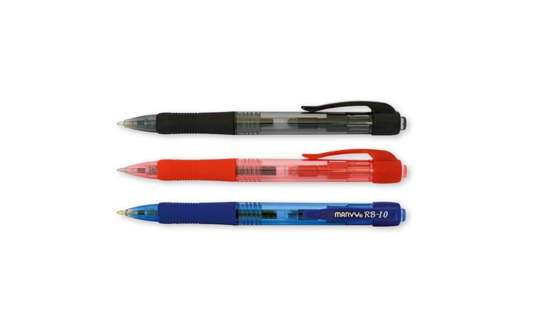 ХИМИКАЛКА АВТОМАТИЧНА RB10 с грип, 1.0 мм.