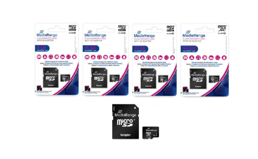 КАРТА ПАМЕТ Micro SDHC, с адаптер